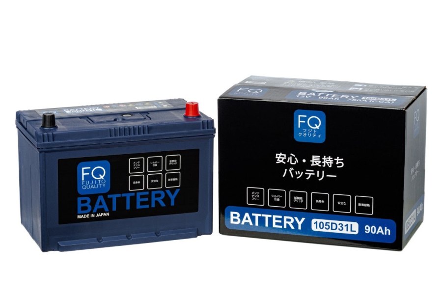 Батарея аккумуляторная FQ 105D31L 90А/ч 750А 12В обратная полярн. выносные (Азия) клеммы